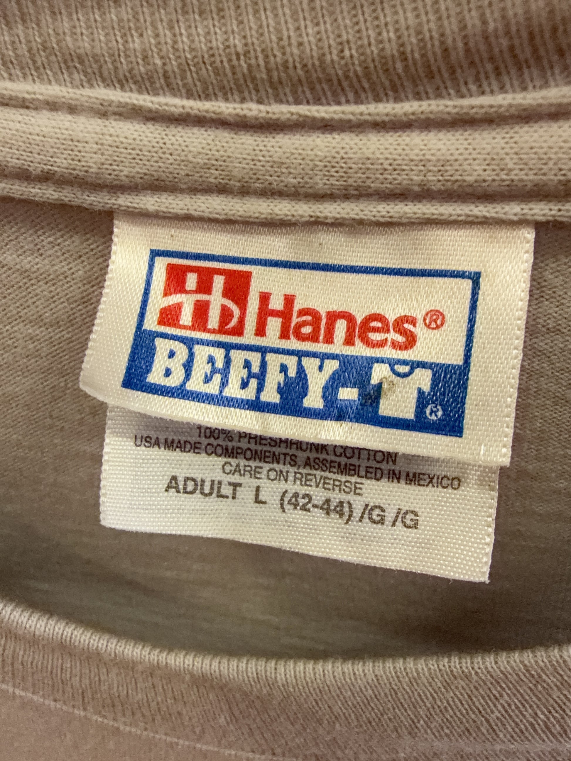 L - Hanes Beefy-T Route 66 Graphic T-Shirt