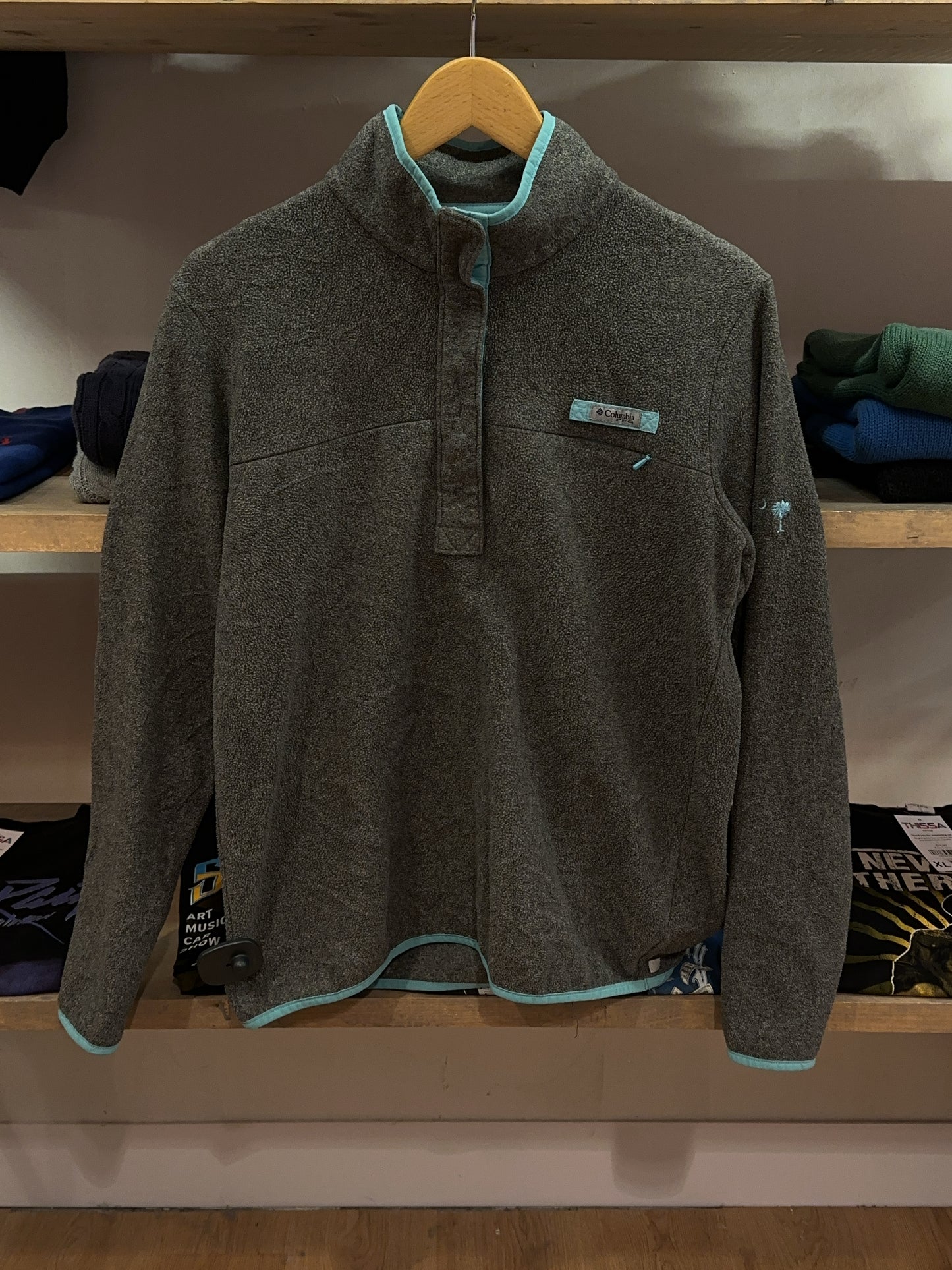 L - Columbia Fleece Quarterzip