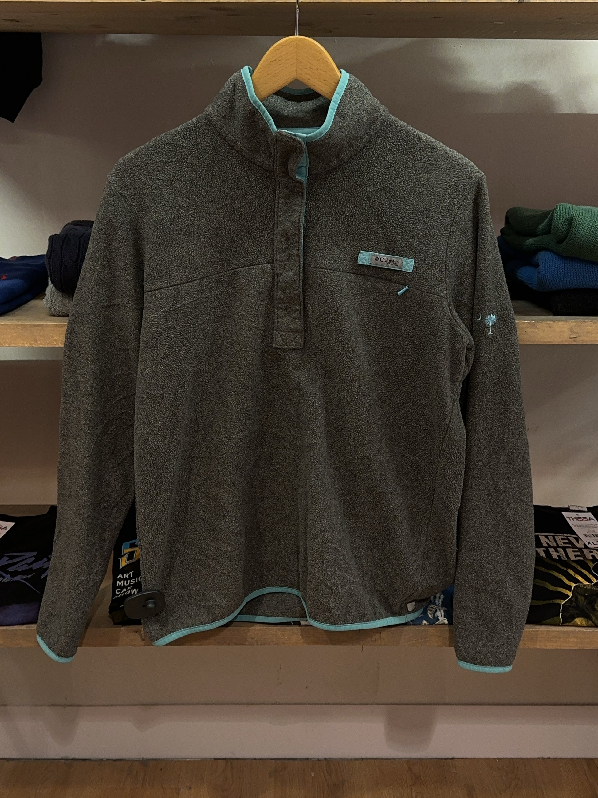 L - Columbia Fleece Quarterzip