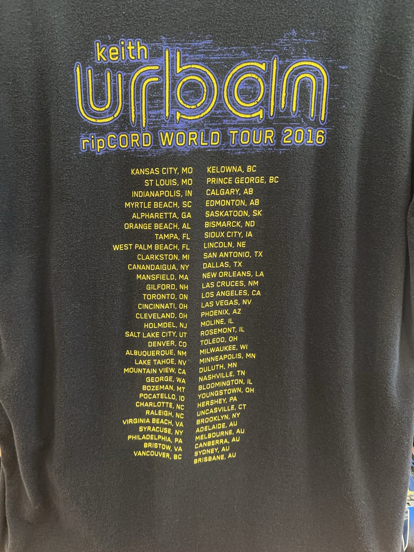 Keith Urban Band T-shirt - S
