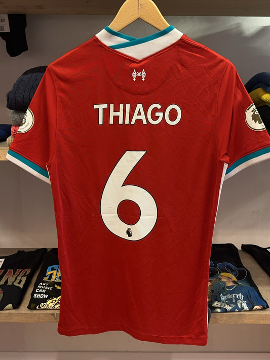 2020-21 Liverpool FC Nike Home Football Shirt Thiago #6 - S
