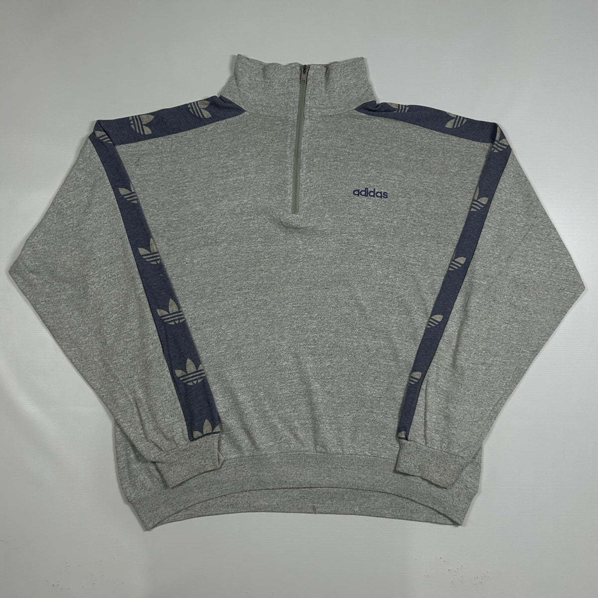 M - Vintage 1970's Adidas Quarterzip