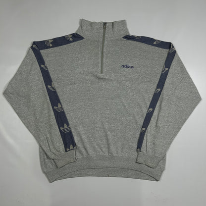 M - Vintage 1970's Adidas Quarterzip