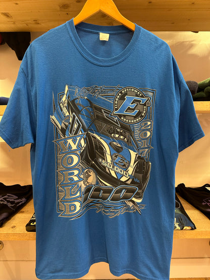 XL - World of Outlaws 2021 Eldora Speedway Blue Racing T-Shirt