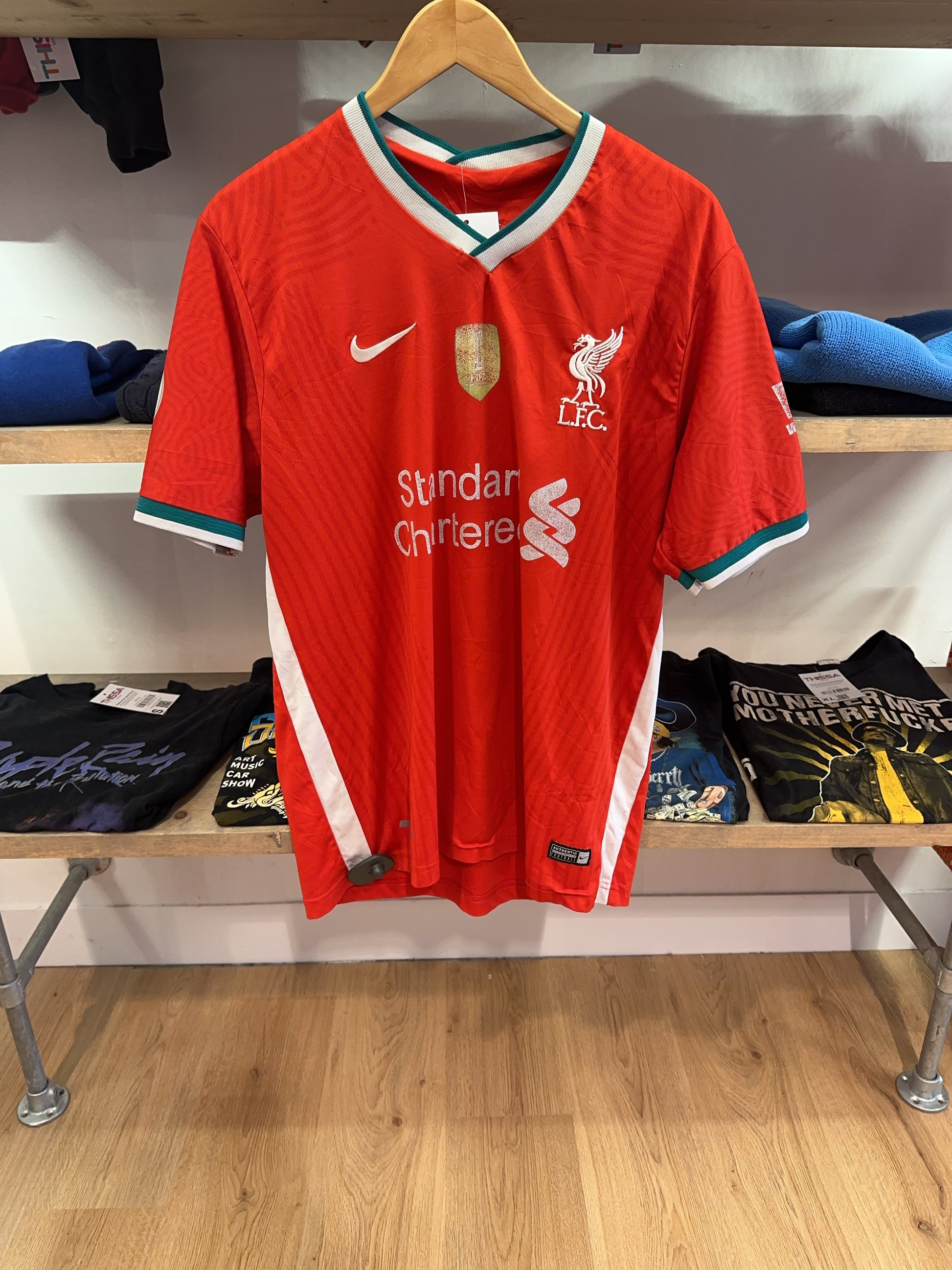 L - 2019-2020 Liverpool FC Nike Home Football Shirt