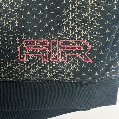 XL - Vintage 2000's Nike Air Patterned Pullover Hoodie Ninja Monogram