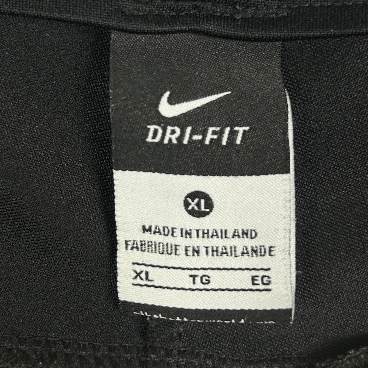 XL - Vintage 2010's Nike France FFF Dri-FIT Black Quarter-Zip Training Top
