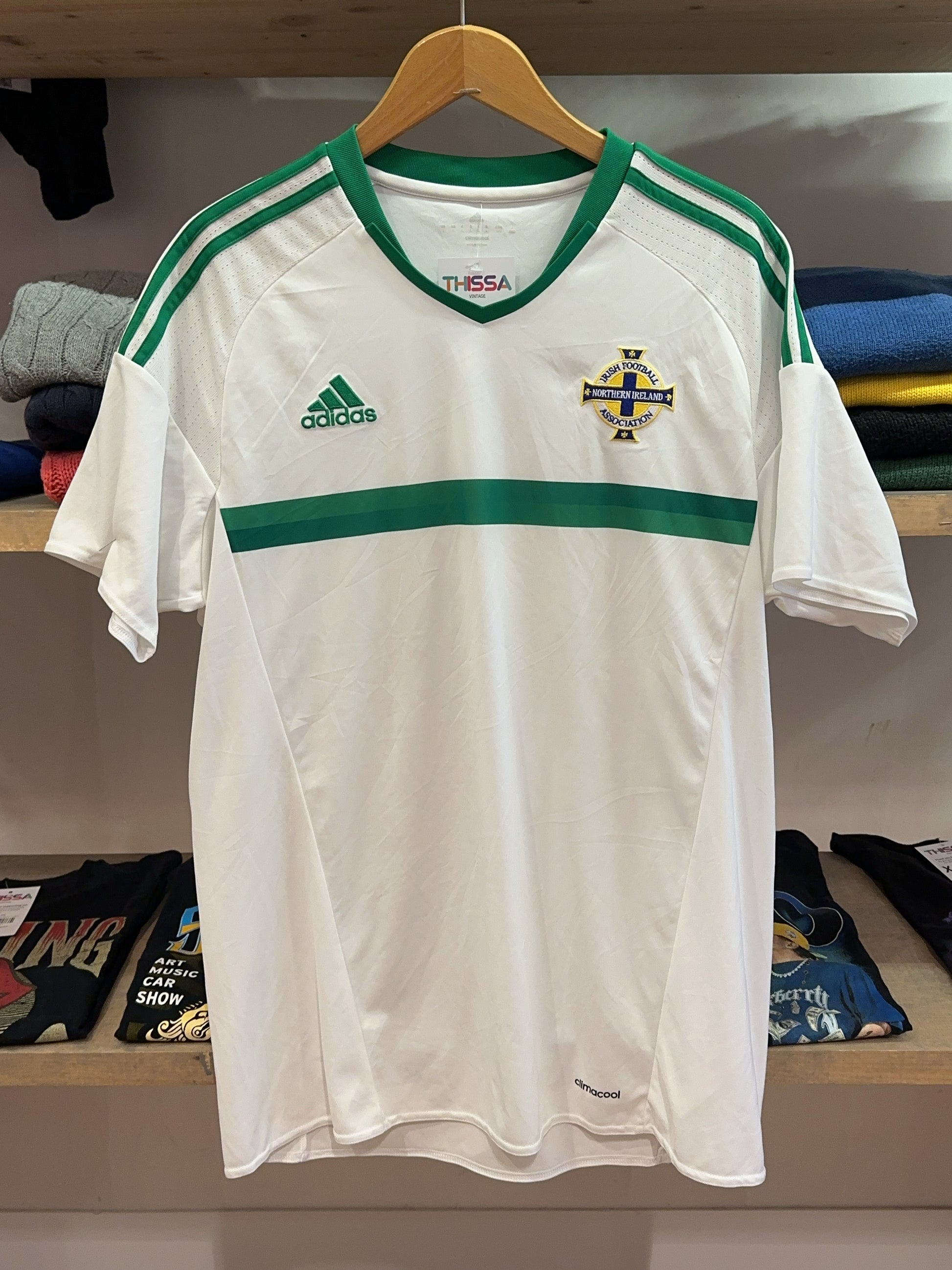 2016-17 Northern Ireland Adidas Away Football Shirt - L