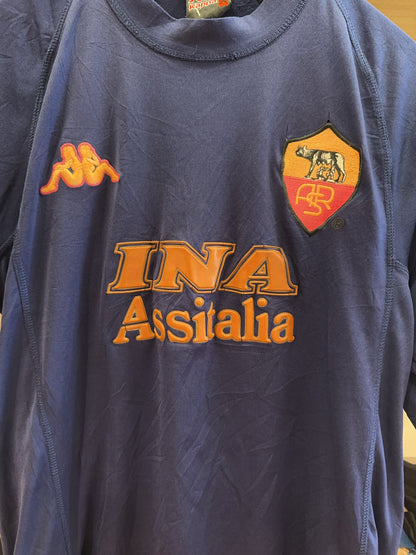 2000-01 AS Roma Kappa Third Football Shirt INA Assitalia - S