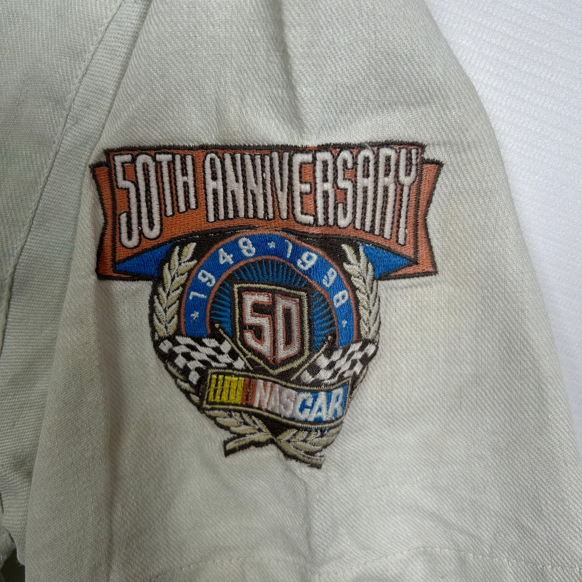 XL - Vintage 1990's Jeff Hamilton Miller Lite Racing Sponsor Button-Up Shirt