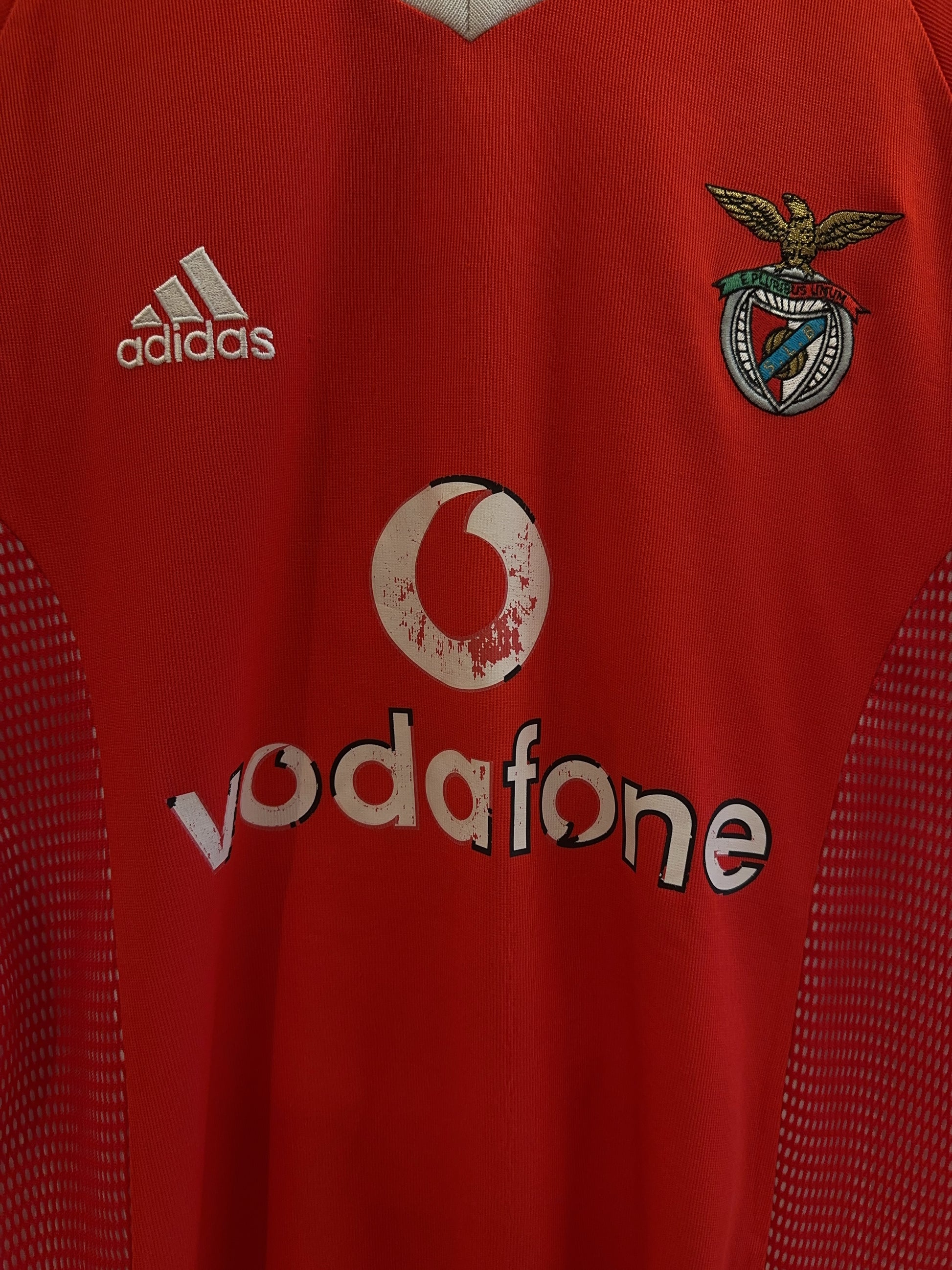 2002-2003 SL Benfica Adidas Home Football Shirt 6 - M