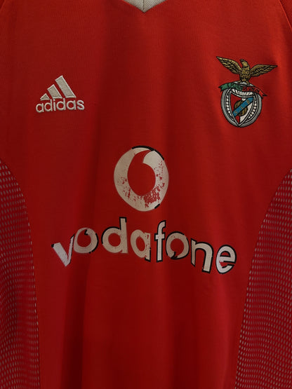 2002-2003 SL Benfica Adidas Home Football Shirt 6 - M