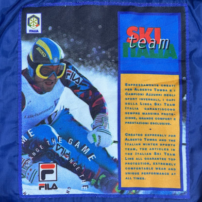 S - Vintage 1990's Fila Purple Blue Hooded Ski Jackets