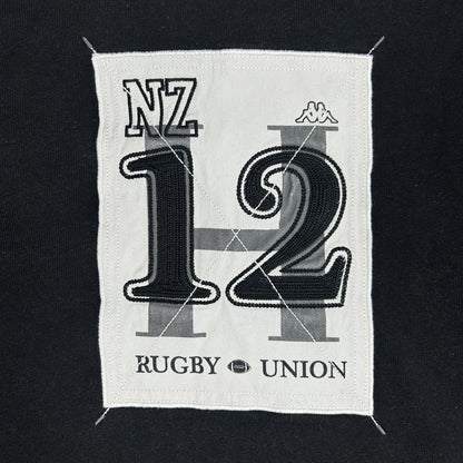 XL - Vintage 2000's Kappa NZ New Zealand Rugby Union Longsleeve Polo