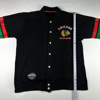 L - 1990's Chicago Blackhawks NHL Varsity Jacket