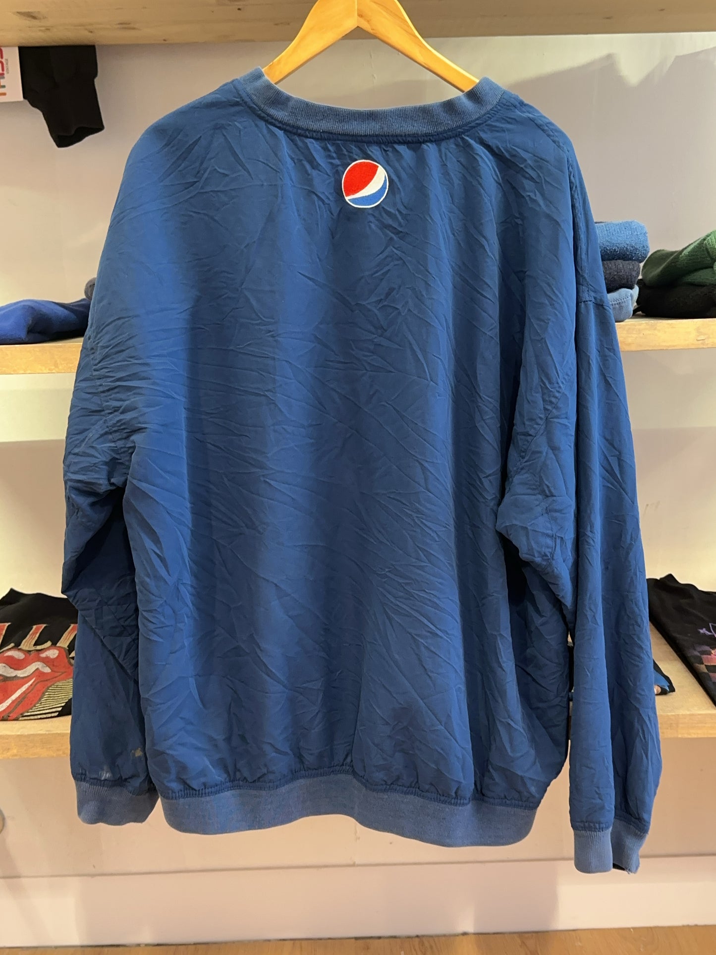 XL - Vintage Pepsi Aramark Employee Pullover Windbreaker Jacket