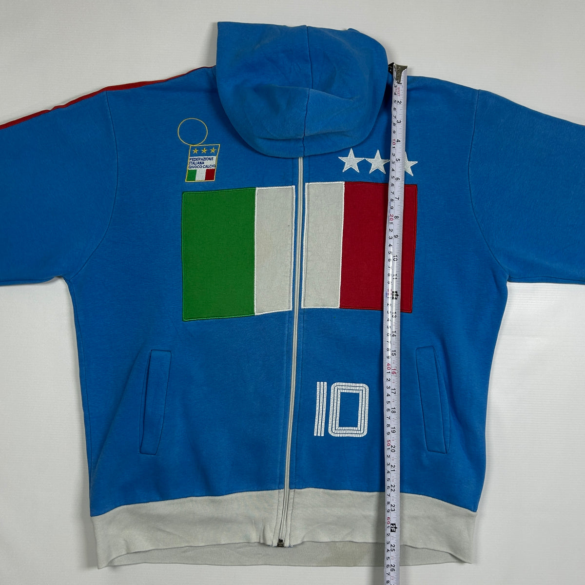 M - Vintage 1990's Italy National Team Zip Hoodie