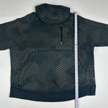 XL - Vintage 2000's Nike Air Patterned Pullover Hoodie Ninja Monogram