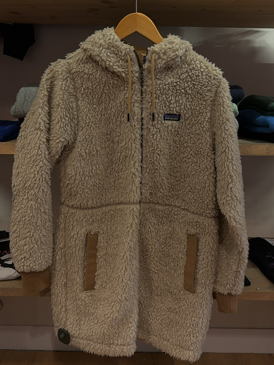 Patagonia Sherpa Fleece Hooded Longline Jacket - M