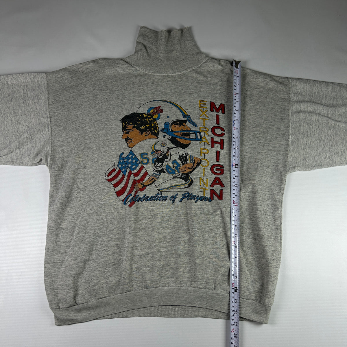 XL - 1990's Vintage Michigan Wolverines Turtleneck Sweatshirt