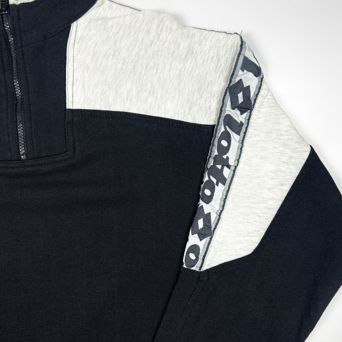 S - 1990's Lotto 1/4 Zip Colorblock Sweatshirt