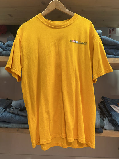 L - Yellow Nascar Charlotte Graphic T-Shirt