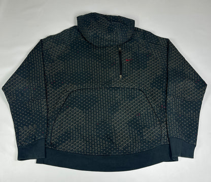 XL - Vintage 2000's Nike Air Patterned Pullover Hoodie Ninja Monogram