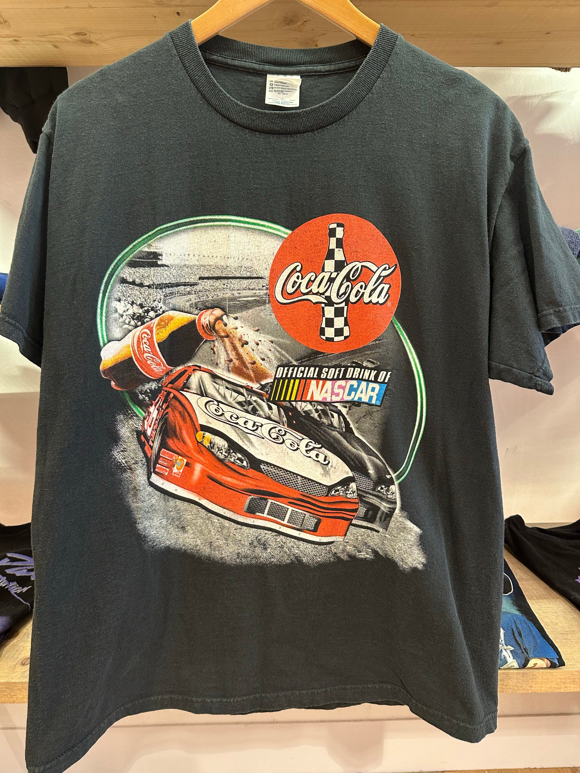 L - Vintage Coca-Cola NASCAR Graphic T-Shirt