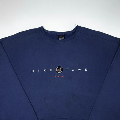 XL - 1990's Nike Town Berlin Navy Sweatshirt