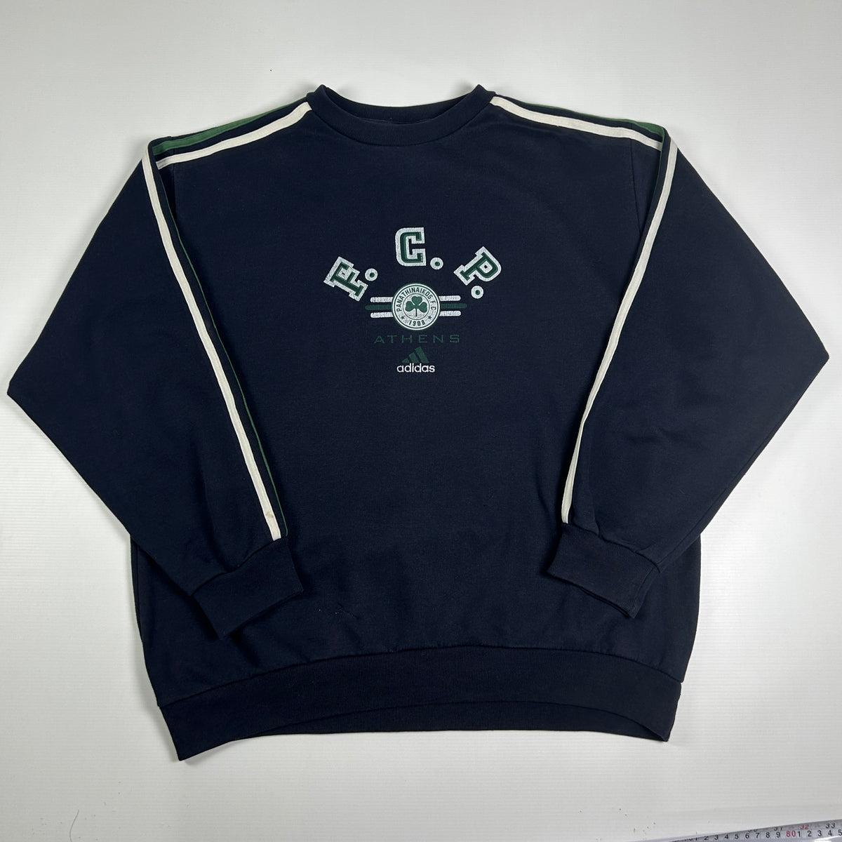 M - Vintage 1990's Adidas Panathinaikos Athens Crewneck Sweatshirt