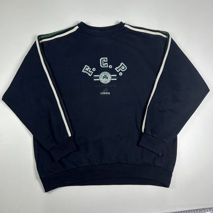 M - Vintage 1990's Adidas Panathinaikos Athens Crewneck Sweatshirt