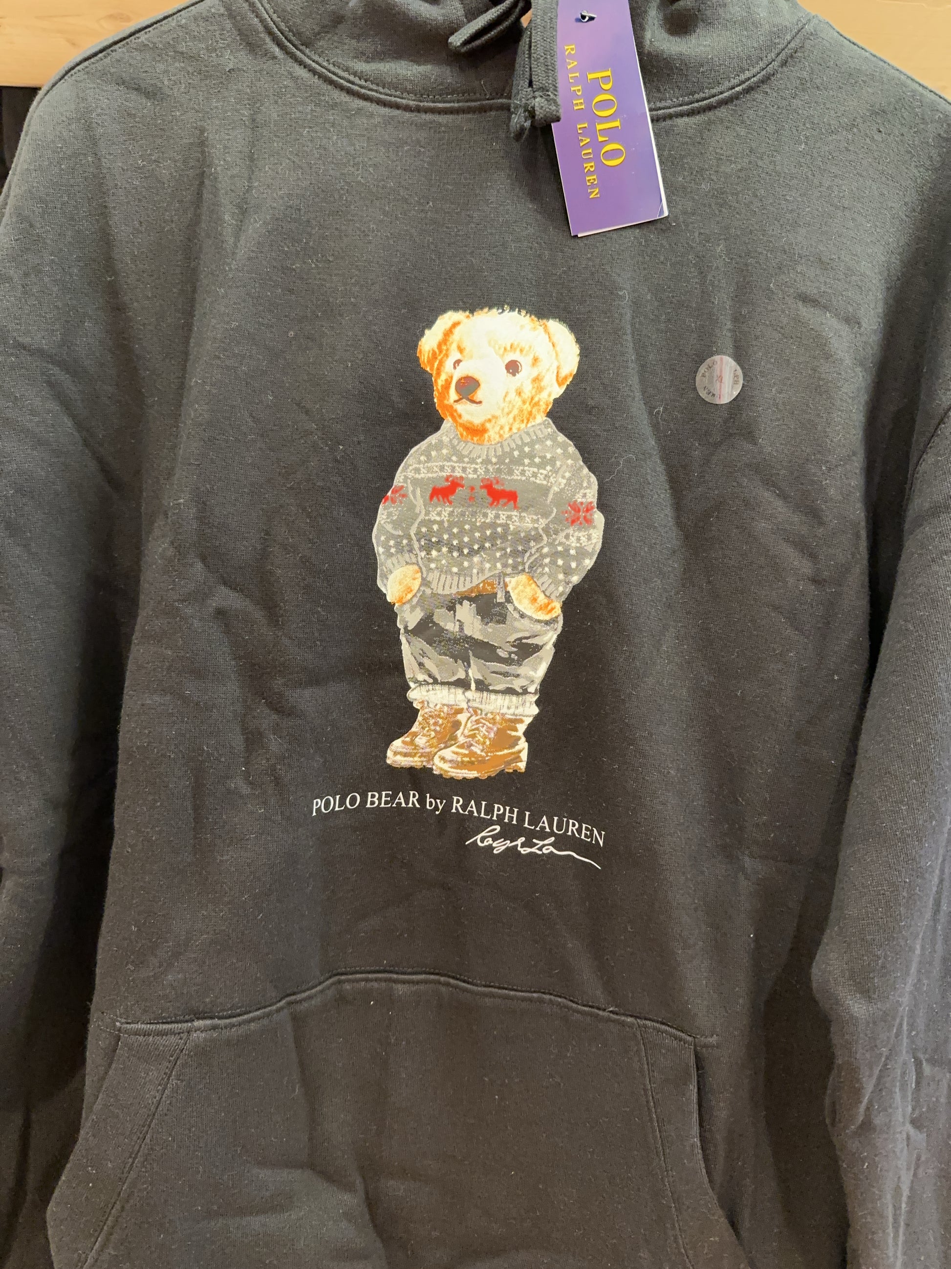 XL - Polo Bear Ralph Lauren Hoodie