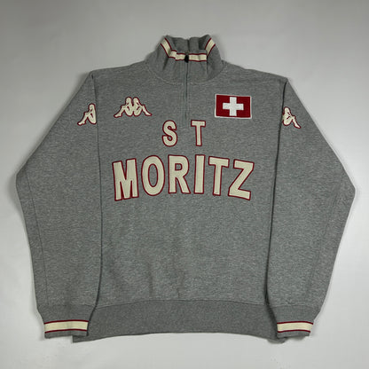 L - Vintage 1990's St. Moritz Kappa Quarterzip Sweatshirt