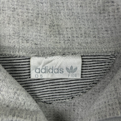 XL - 1990's Adidas Striped Half-Zip Pullover Sweatshirt