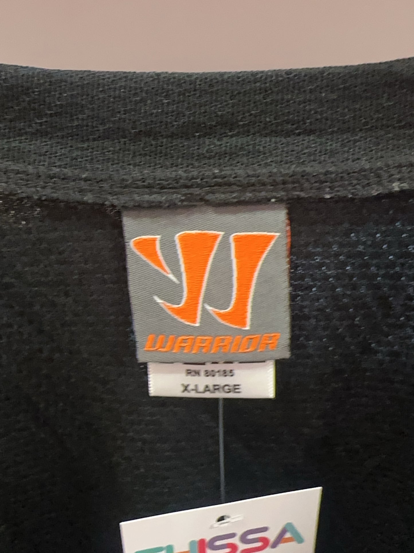 XL - Warrior Black Long Sleeve Hockey Jersey