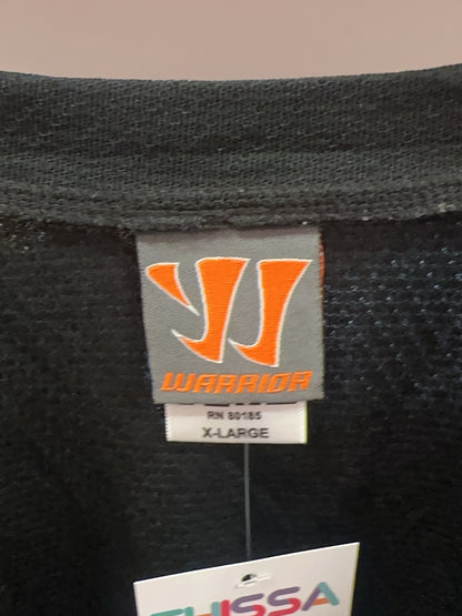 XL - Warrior Black Long Sleeve Hockey Jersey