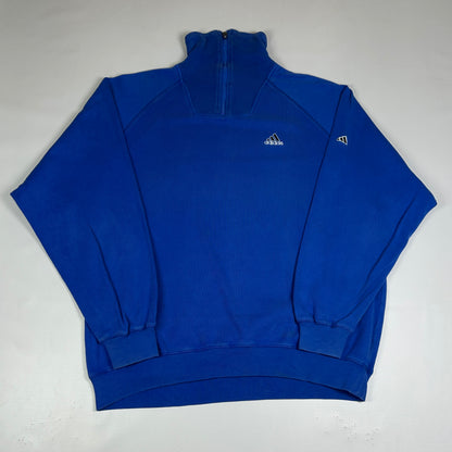 L - Vintage 1990's Adidas Quarterzip