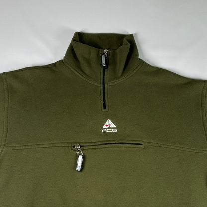 XXL - Vintage 1990's Nike Quarterzip