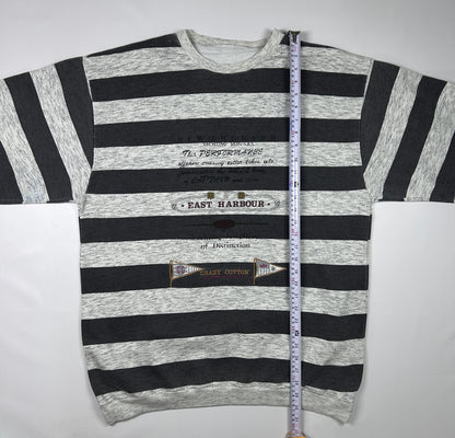 XL - Crazy Cotton East Harbour Striped Sweatshirt