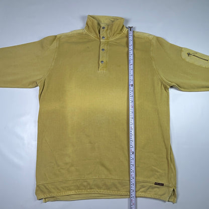 XXL - 1990's Marboro Classics Yellow Quarter-Zip Pullover Sweatshirt