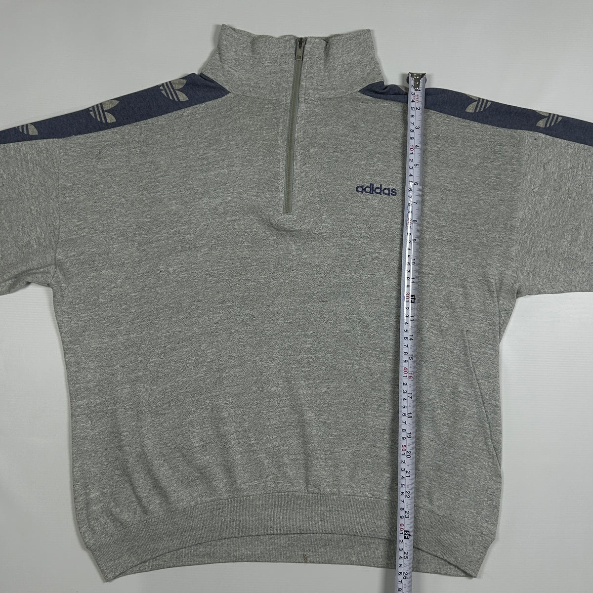 M - Vintage 1970's Adidas Quarterzip