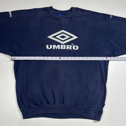 XL - Vintage 1990's Umbro Navy Crewneck Sweatshirt