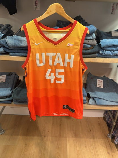 L - Utah Jazz #45 Mitchell Nike NBA Basketball Swingman Jersey