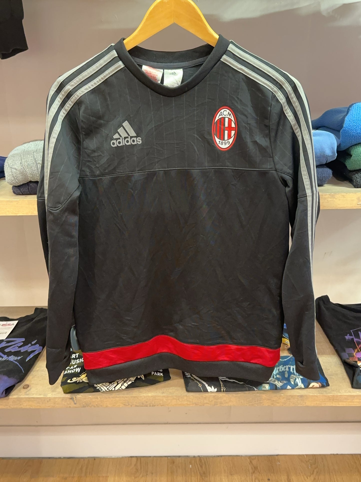XS - 2015-2016 AC Milan Vintage Adidas Sweatshirt