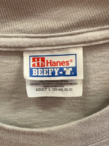 L - Hanes Beefy-T Route 66 Graphic T-Shirt