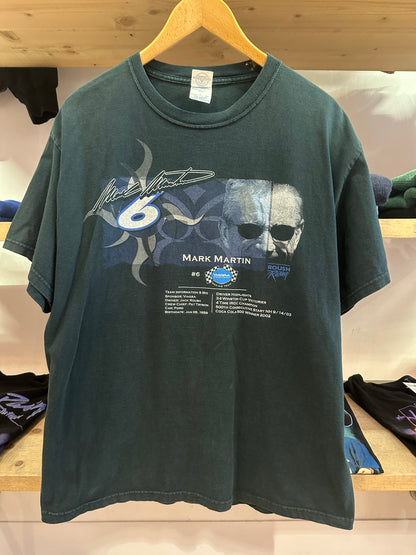 L - Mark Martin #6 Roush Racing Vintage NASCAR T-Shirt
