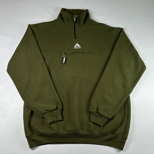 XXL - Vintage 1990's Nike Quarterzip