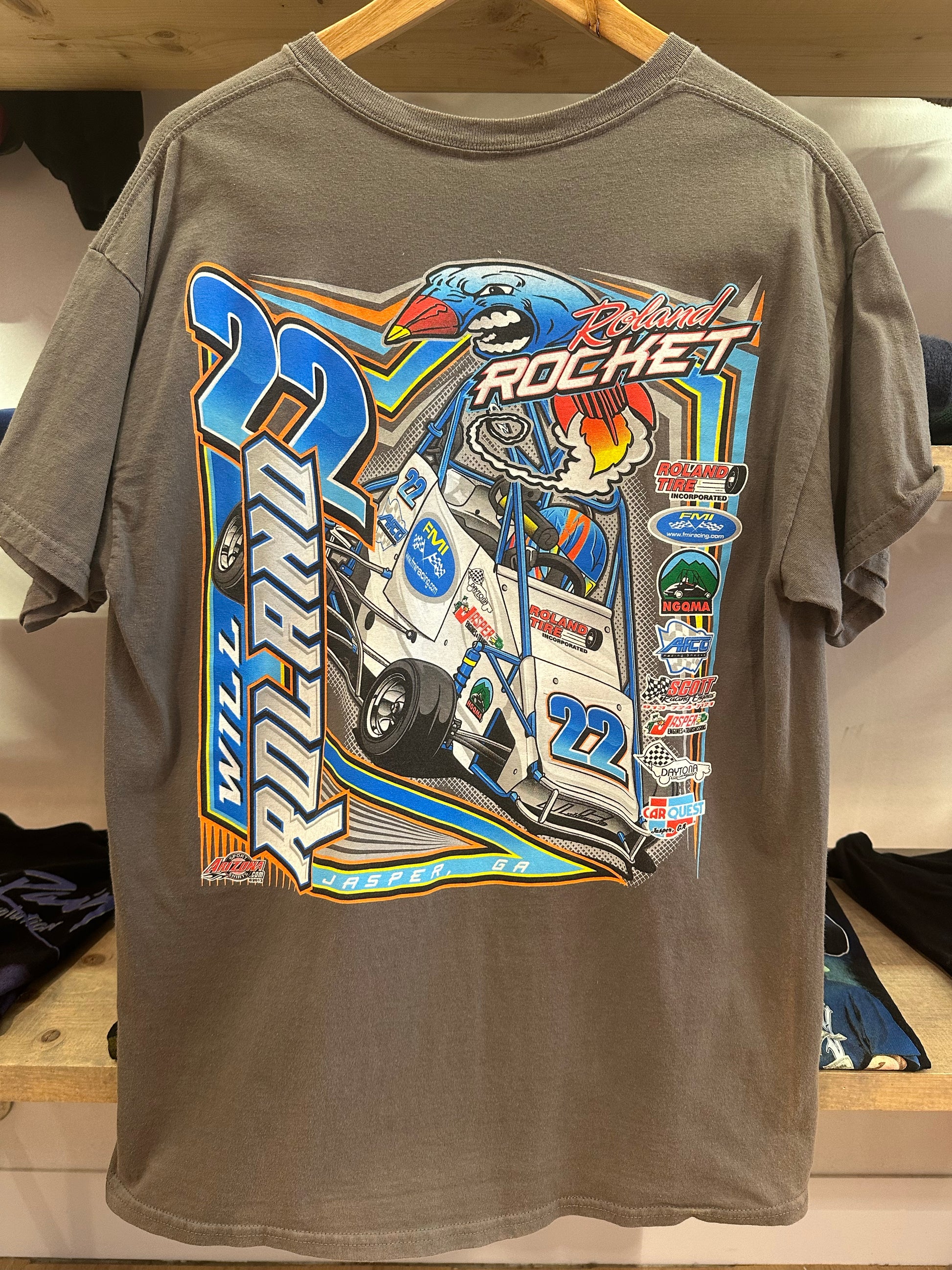 L - Roland Rocket #22 Racing Graphic T-Shirt