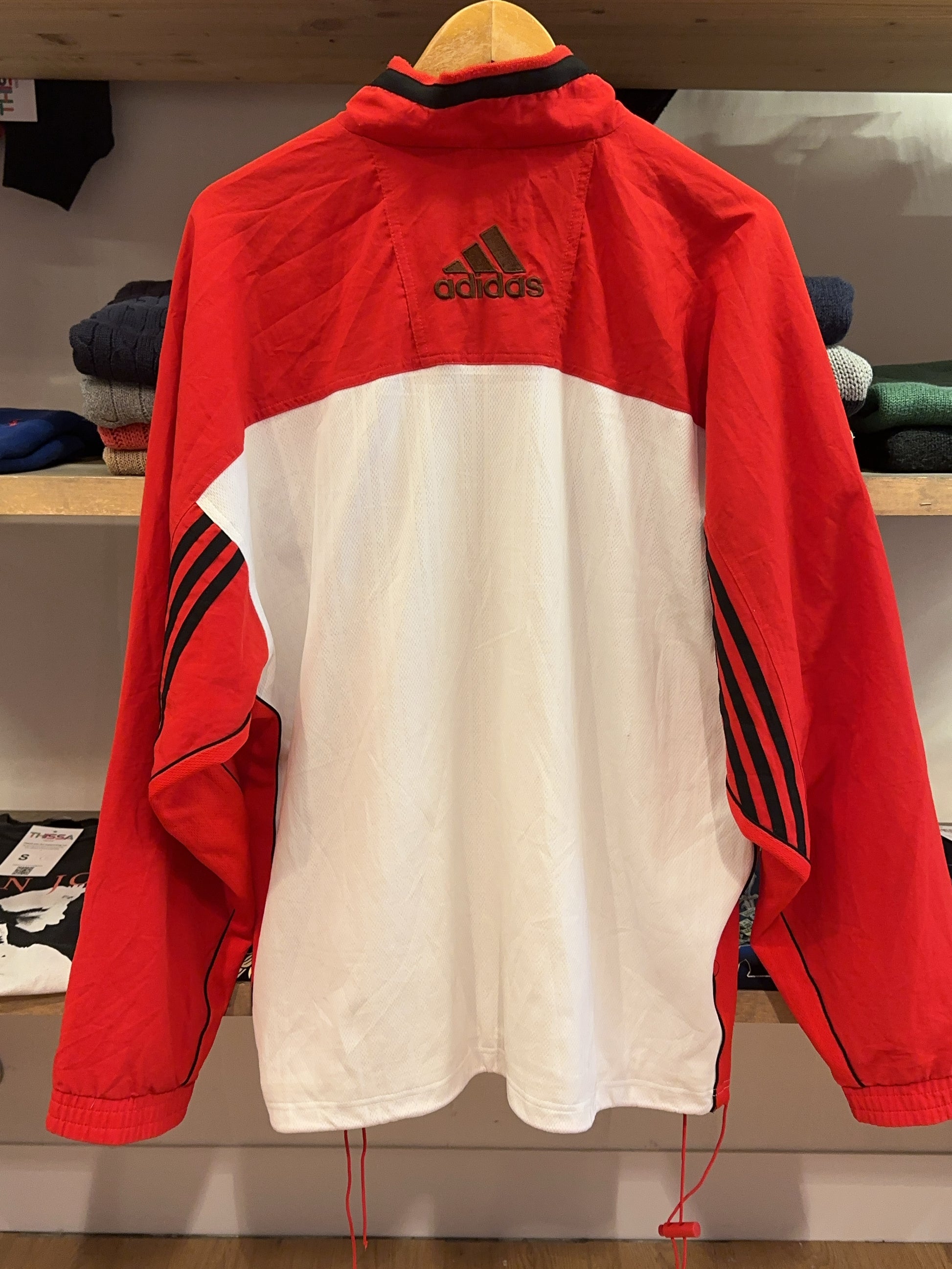 2000-2002 AC Milan Adidas Opel Track Jacket