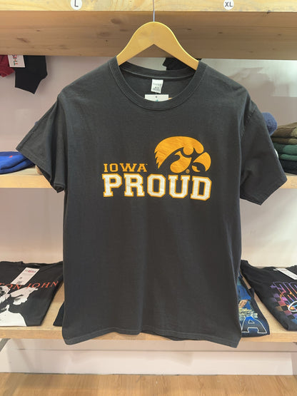 Iowa Hawkeyes Proud Black Graphic T-Shirt